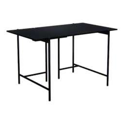 Rectangle Desk / Charcoal - 1200D_charcoal_naname