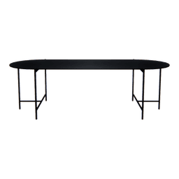 Oval Table / Charcoal - 2400_charcoal